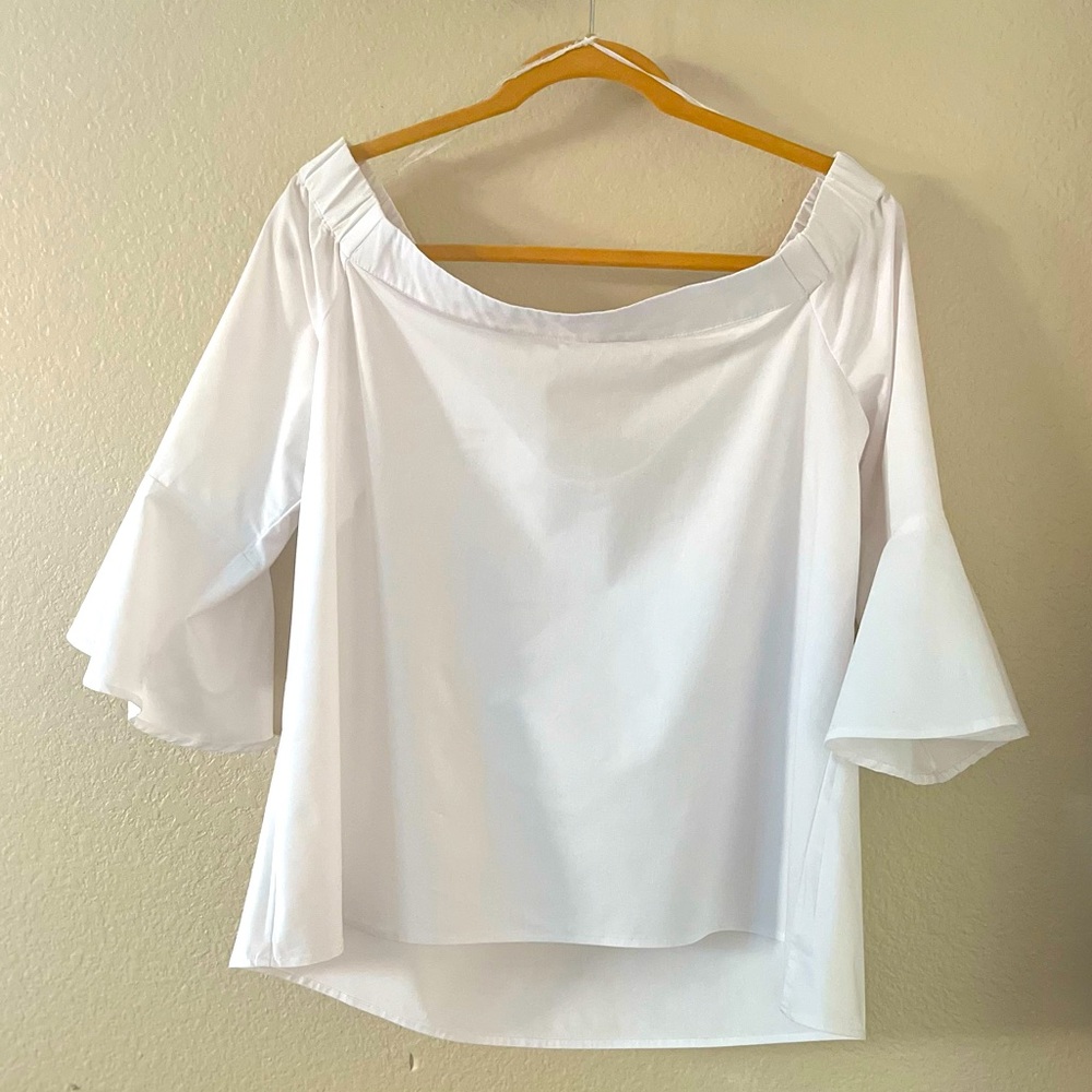 CUPIO - white dress blouse - xl